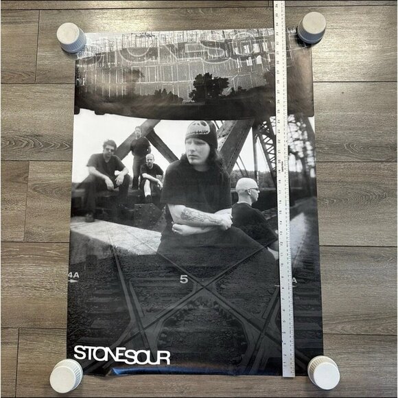 Vintage Stone Sour Y2K Poster Corey Taylor 24X33.5 Hard Rock Metal 2003 - Picture 3 of 3